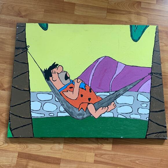 2009 Fred FlintstonePainting‎